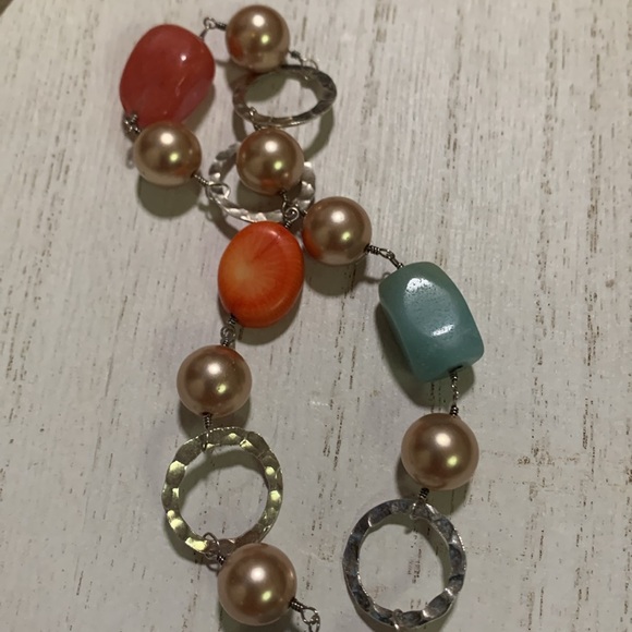 Sterling Silver Beaded Necklace - Picture 5 of 5